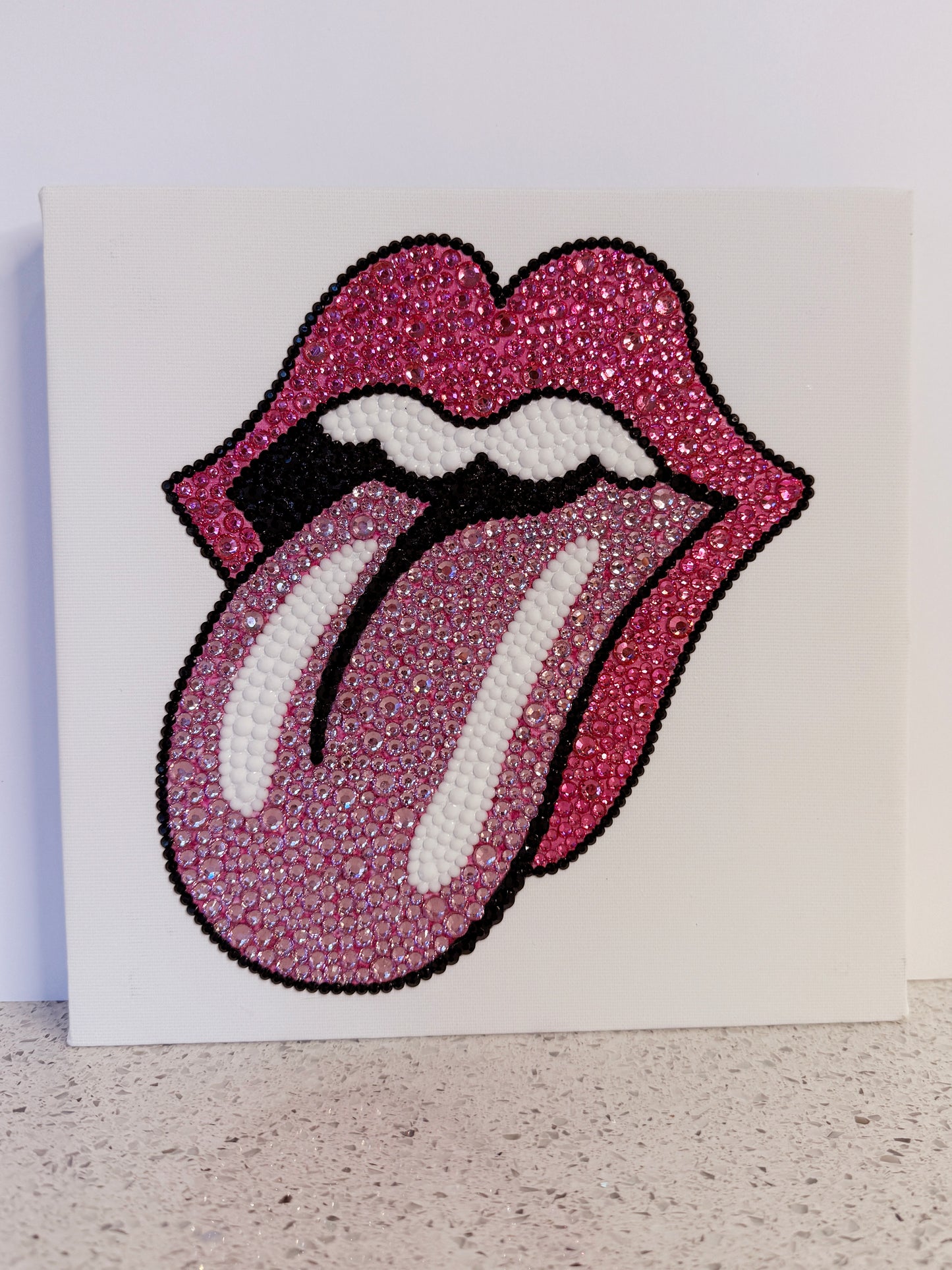 Pink Rolling Stones Tounge