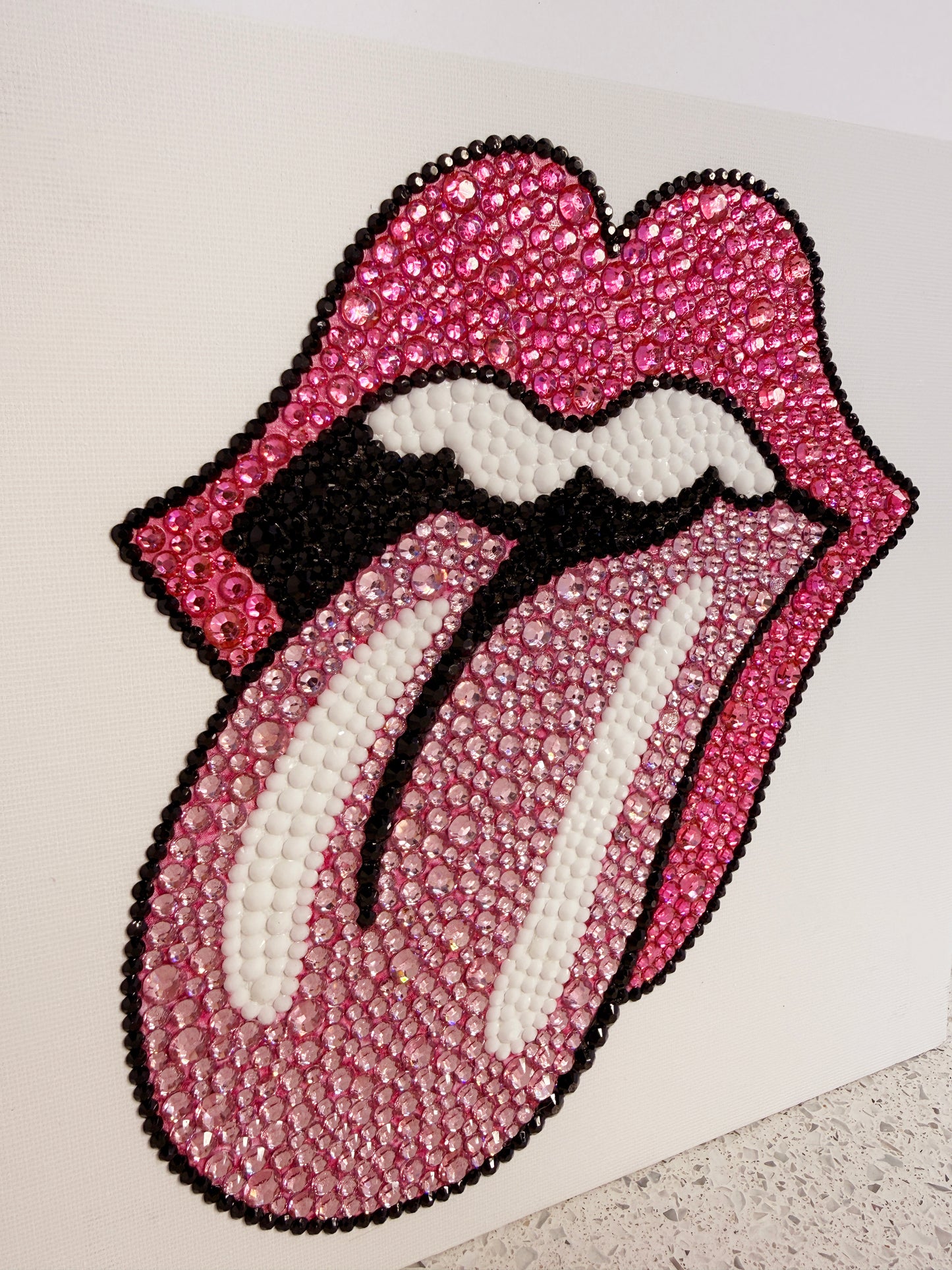 Pink Rolling Stones Tounge