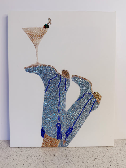 Martini Boots (Blue)