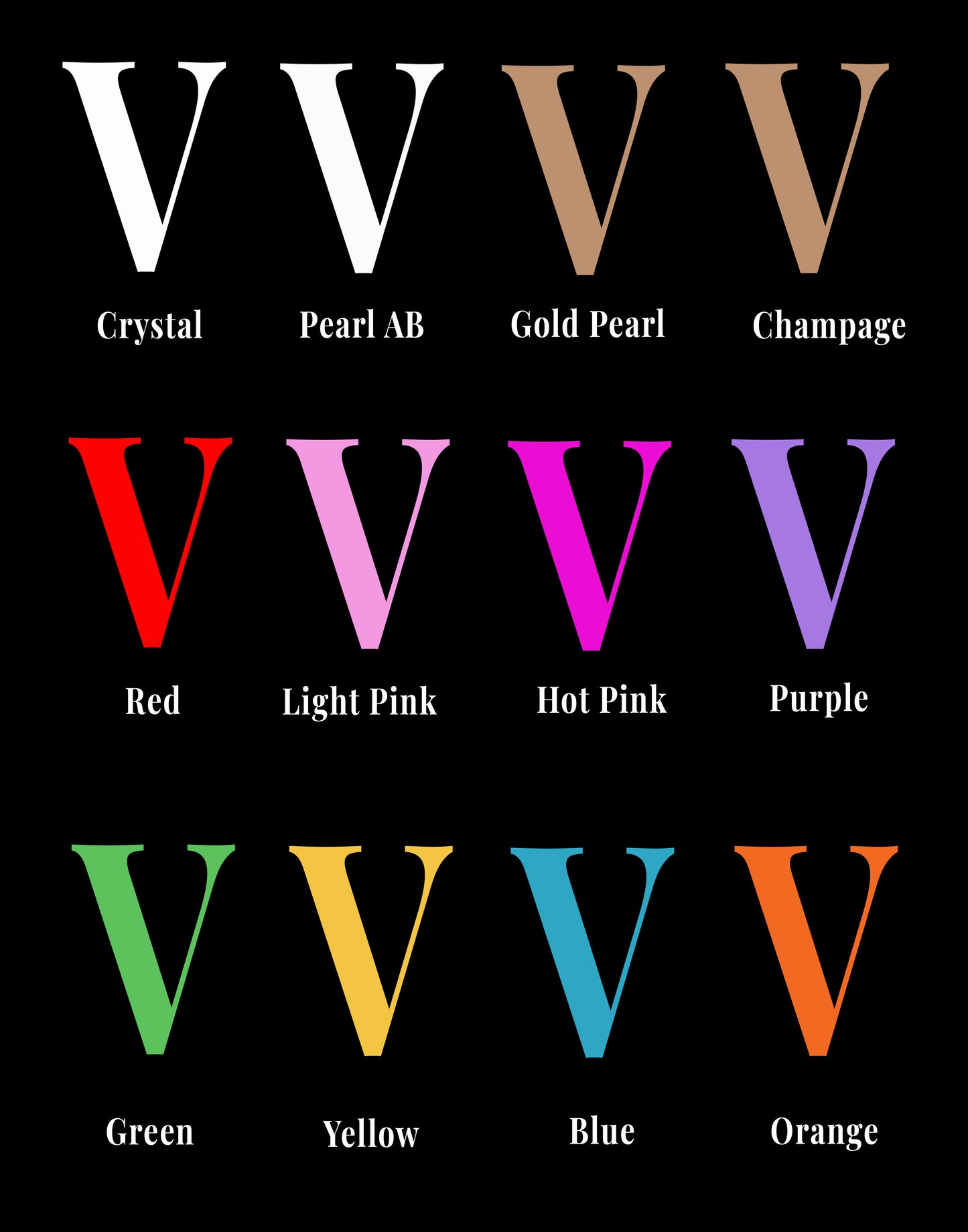 Custom Rhinestone Canvas - Statement Collection